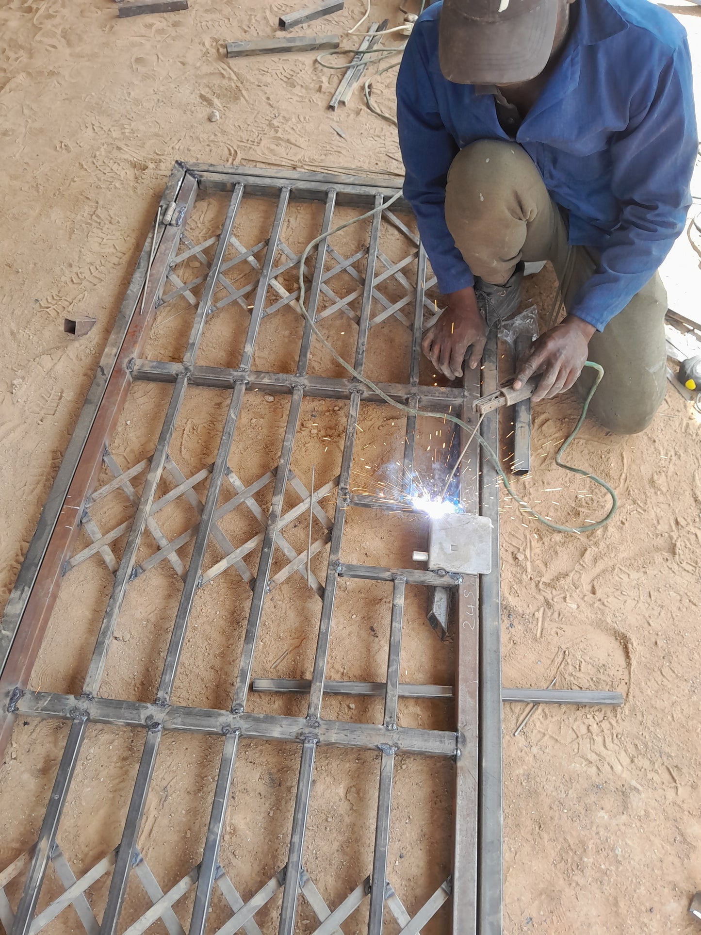 Burglar Door Fitting - Welding
