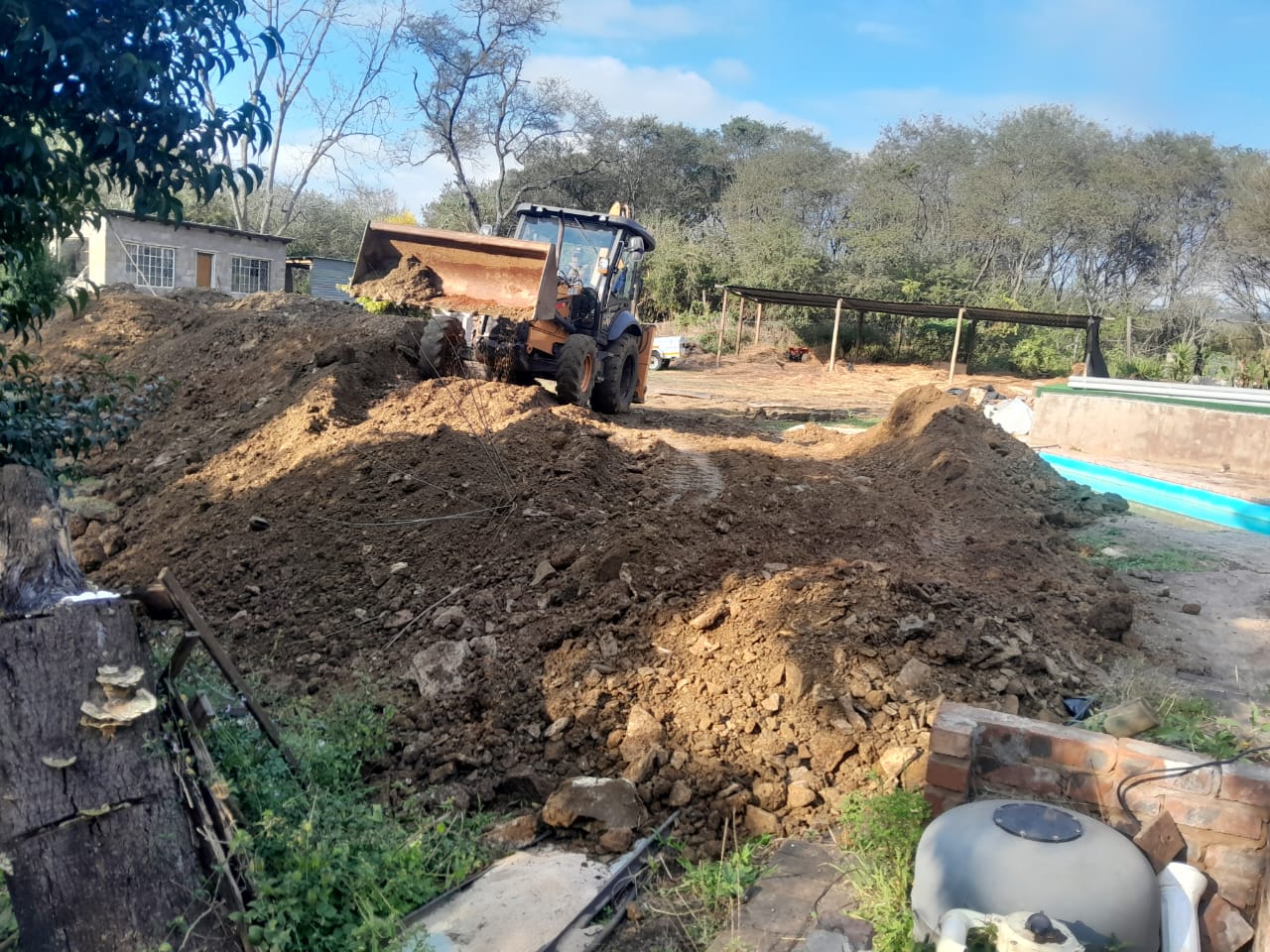 TLB & Excavation Works - Backfilling, Leveling & Compacting