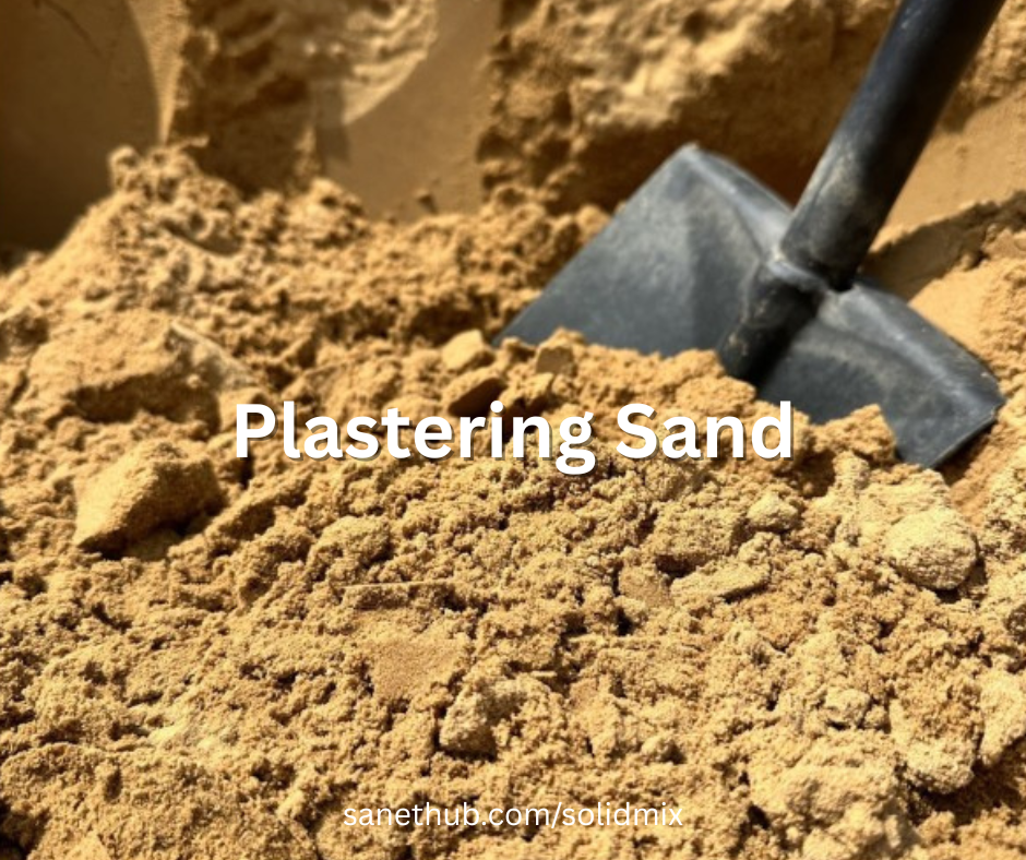Plastering Sand